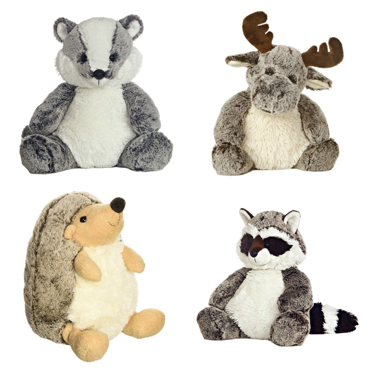 woodland plush animals